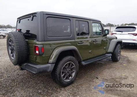 2021 Jeep Wrangler Unlimited 80Th Anniversary 4X4 from USA, damaged, VIN 1C4HJXDN0MW619828